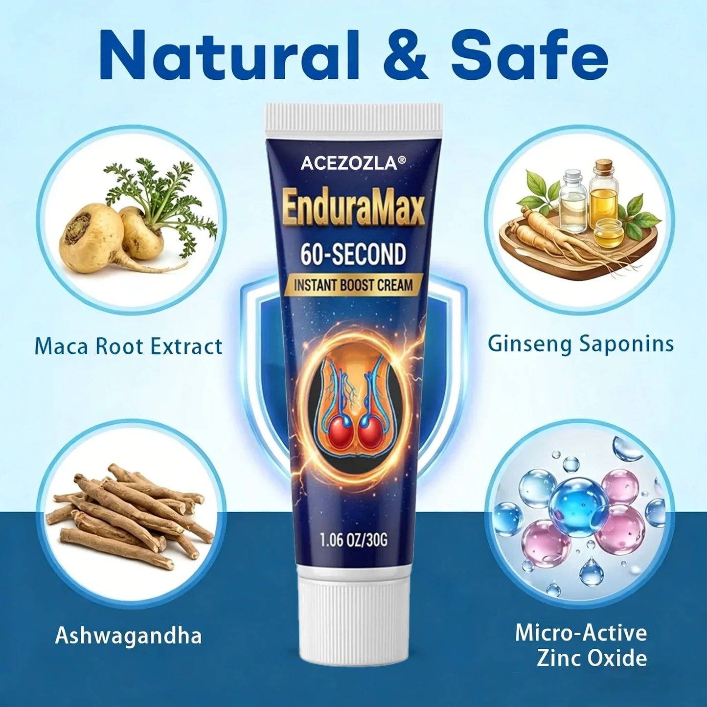 Acezozla® Exon-Max 60 Instant Erection Cream
